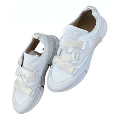 Pre-owned Chloé White Leather Trainers