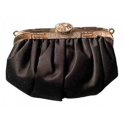 Pre-owned Versace Black Cloth Clutch Bag