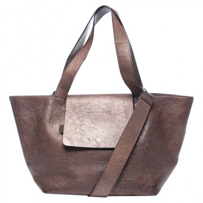 Pre-owned Brunello Cucinelli Brown Leather Handbag