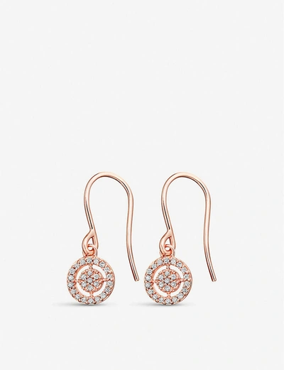 Shop Astley Clarke Mini Icon Aura 14 Carat Rose Gold Earrings