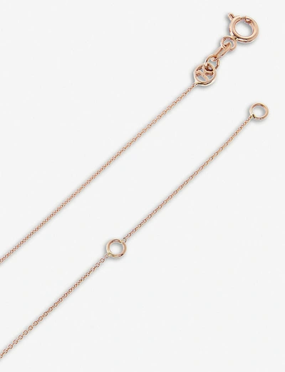 Shop The Alkemistry Women's Rose Gold Kismet By Milka 14ct Rose-gold And Diamond Necklace