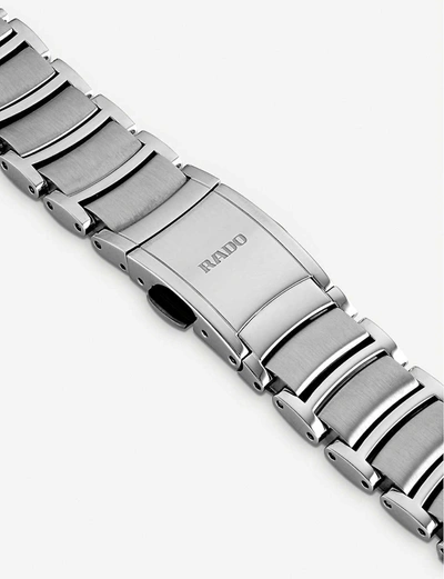 Shop Rado R30027733 Centrix Stainless Steel And Diamond Watch In Silver