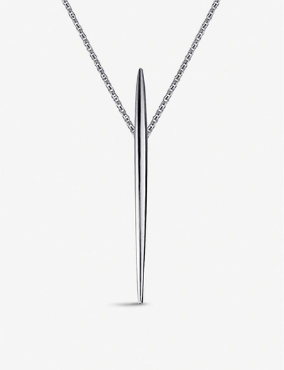 Shop Shaun Leane Women's Quill Long Pendant Stainless Steel Necklace