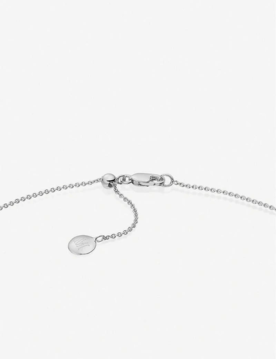 Monica Vinader Silver Long Fine Beaded Chain