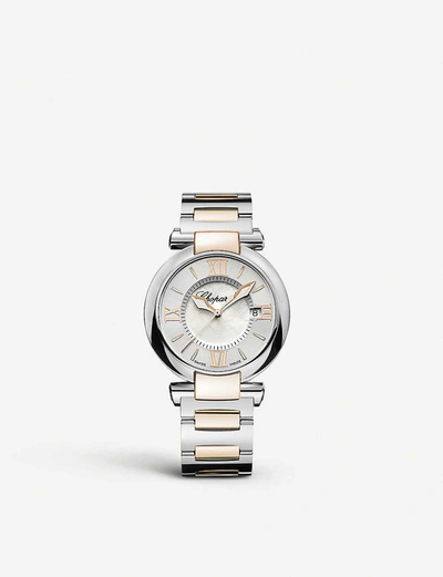 Shop Chopard Womens Stainless Steel Imperiale 18ct Rose-gold, Stainless-steel And Amethyst Watch