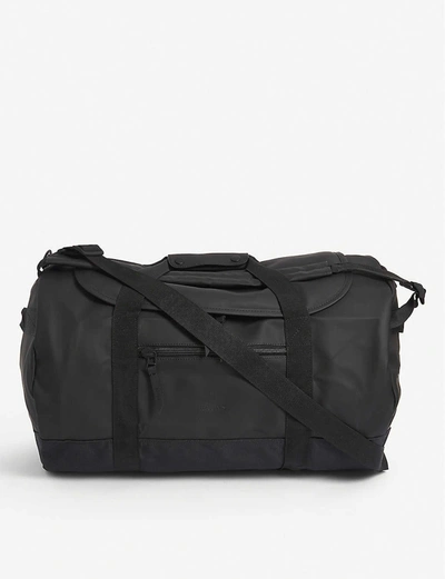 Shop Rains Weekend Nylon Small Duffel Bag In Black