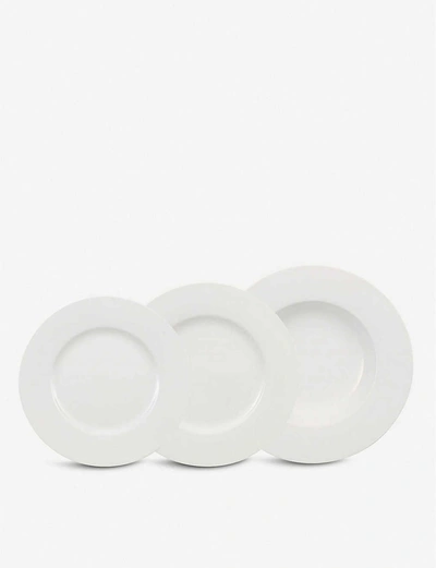 Shop Villeroy & Boch White Wonderful World White 12-piece Plate Set