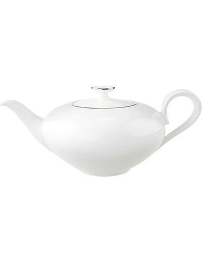 Shop Villeroy & Boch Anmut Platinum No.1 Teapot In White