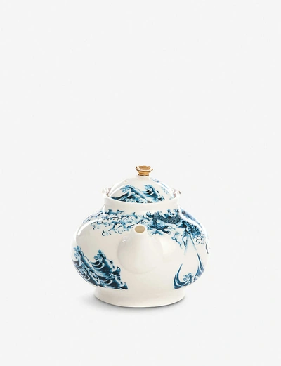 Seletti Smeraldina Hybrid Printed Porcelain Teapot