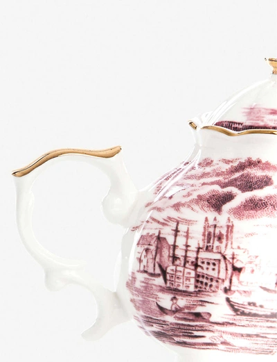 Seletti Smeraldina Hybrid Printed Porcelain Teapot