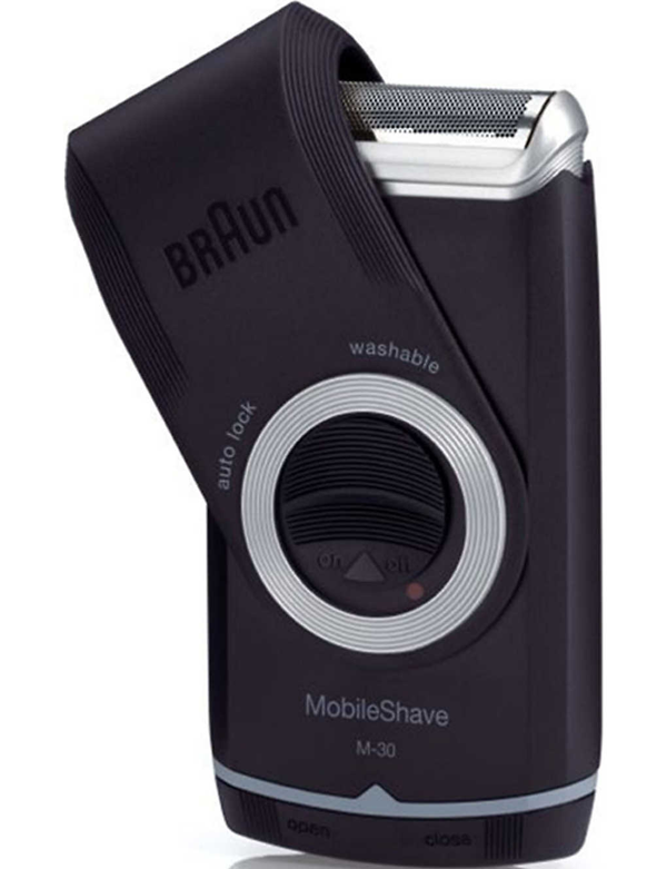 Braun Mobileshave Pocket Shaver In Black Modesens