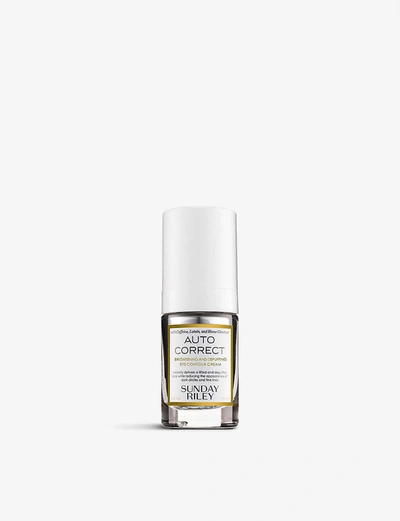 Shop Sunday Riley Auto Correct Brightening And Depuffing Eye Contour Cream