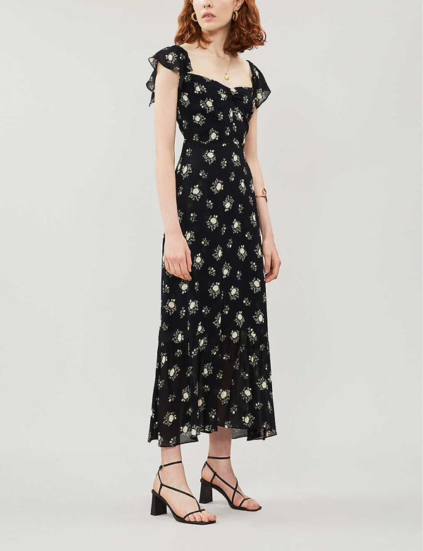 reformation cabernet dress