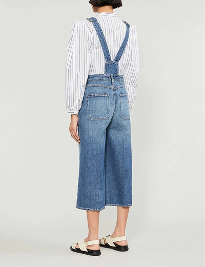 CITIZENS OF HUMANITY LIZZIE WIDE-LEG DENIM DUNGAREES R00089641