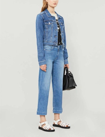 Shop Paige Vivienne Denim Jacket In Sunday