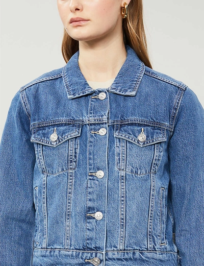 Shop Paige Vivienne Denim Jacket In Sunday