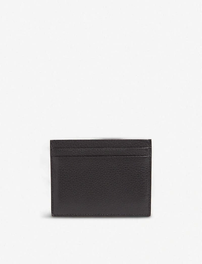 Christian Louboutin Kios Sneaker Sole Leather & Tpu Card Case In Loubi/black