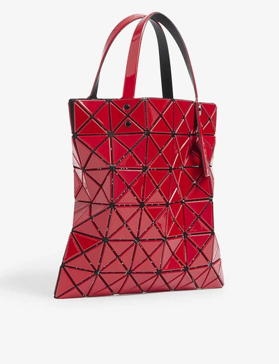 Shop Bao Bao Issey Miyake Lucent Mini Pvc Tote Bag In Red