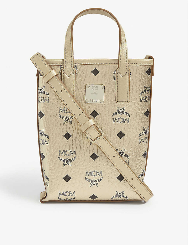 mcm gold bag