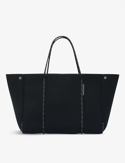 Shop State Of Escape Women's Black Ladies Black Neoprene Tote Bag