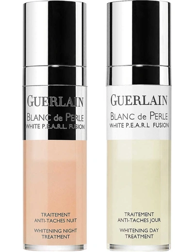 Shop Guerlain Blanc De Perle Fusion Whitening Day & Night Treatment 2x15ml
