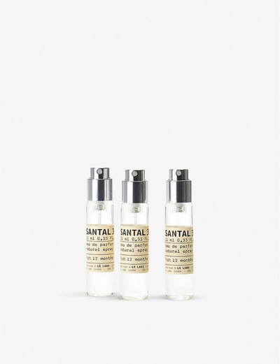 Shop Le Labo Santal 33 Eau De Parfum Travel Tube Refills 3x10ml