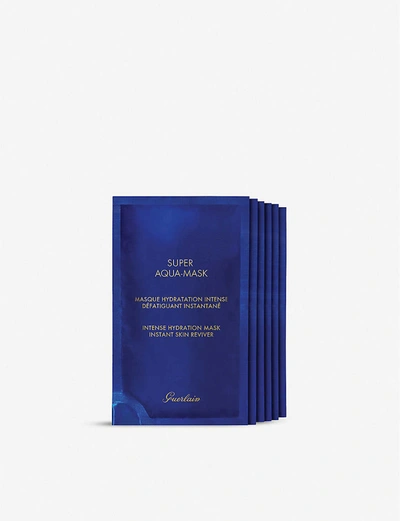 Shop Guerlain Super Aqua Intense Hydration Mask Pack Of Six