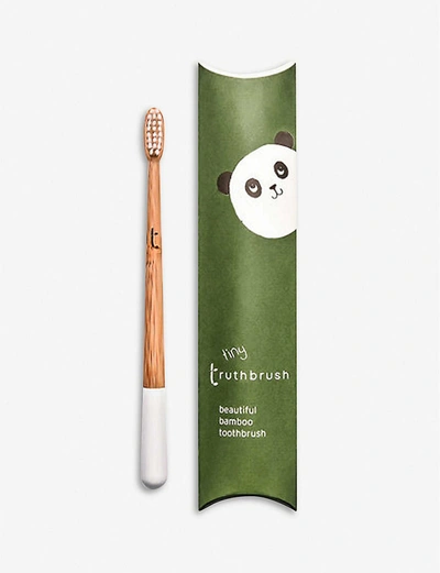 Shop Truthbrush Tiny Bamboo Toothbrush In Cloud White