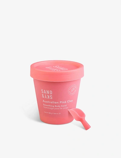 Shop Sand & Sky Australian Pink Clay Smoothing Body Sand Scrub 180g