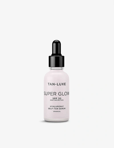 Shop Tan-luxe Super Glow Hyaluronic Self-tan Serum Spf 30 30ml