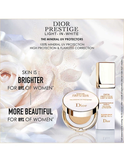 Shop Dior Prestige Light-in-white The Mineral Uv Protector Blemish Balm Spf 50+ Pa+++
