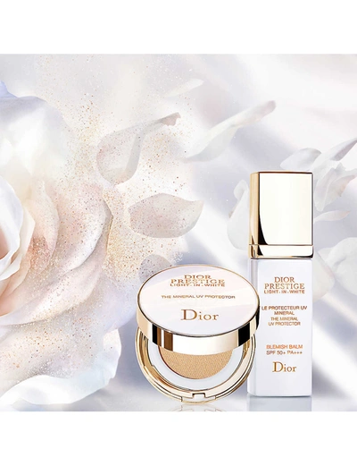 Shop Dior Prestige Light-in-white The Mineral Uv Protector Blemish Balm Spf 50+ Pa+++