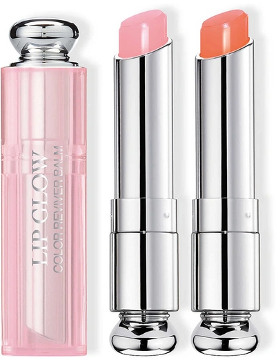 Shop Dior Addict Lip Glow Lip Balm Duo 2 X 3.4ml