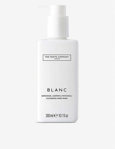 Shop The White Company Blanc Geranium, Juniper And Patchouli Cleansing Hand Wash 300ml In No Colour