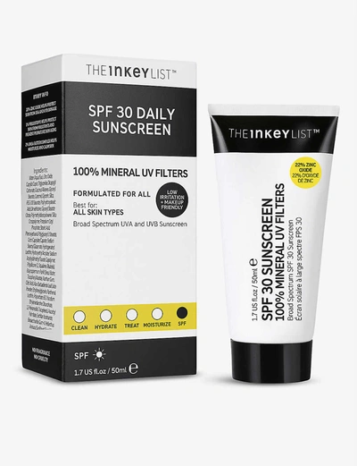 Shop The Inkey List Daily Sunscreen Spf30 50ml