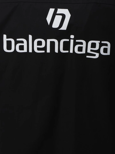 Shop Balenciaga Classic Collar Short In Black