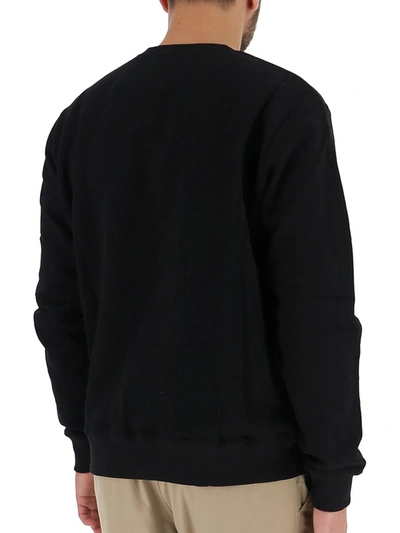 Shop Ih Nom Uh Nit Open Casting Print Sweatshirt In Black