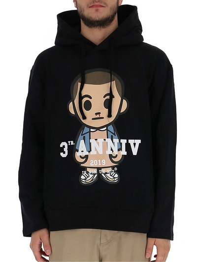 Shop Ih Nom Uh Nit Graphic Print Hoodie In Black