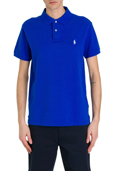 Shop Polo Ralph Lauren Logo Slim In Blue