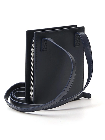Shop Jacquemus Le Gadjo Strapped Wallet In Navy