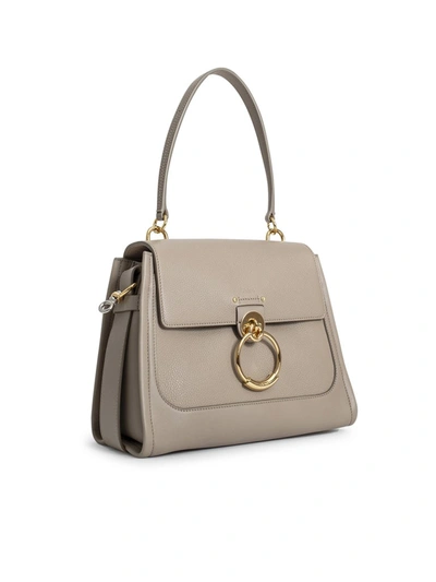 Shop Chloé Tess Day Small Shoulder Bag In Grey