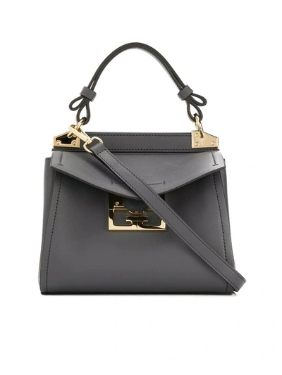 Shop Givenchy Mystic Mini Tote Bag In Grey