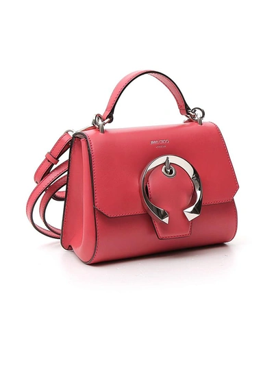 Shop Jimmy Choo Madeline Small Shoulder Bag In Red