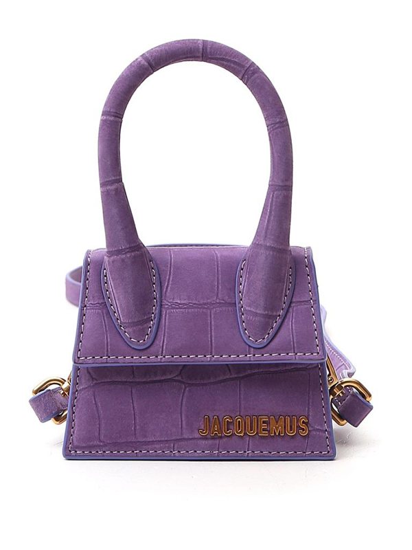 Jacquemus Le Chiquito Moyen Shoulder Bag In Purple | ModeSens