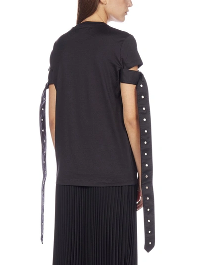 Shop Marques' Almeida Marques'almeida Belt Sleeve Top In Black
