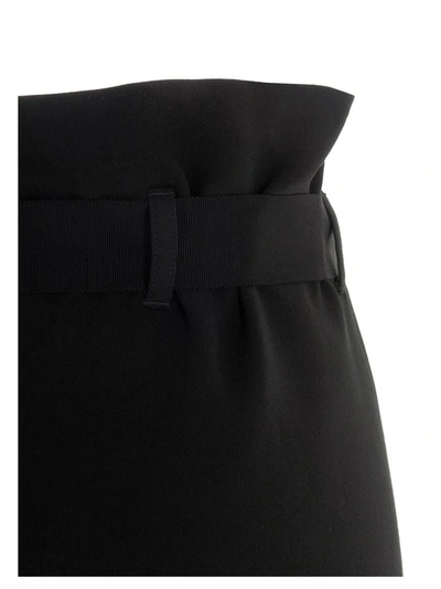 Shop Ann Demeulemeester Wrap Mini Skirt In Black