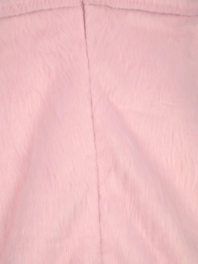 Shop Ambush Faux Fur Dress In Pink