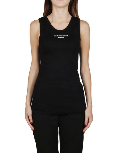 Shop Ann Demeulemeester Tank Top In Black