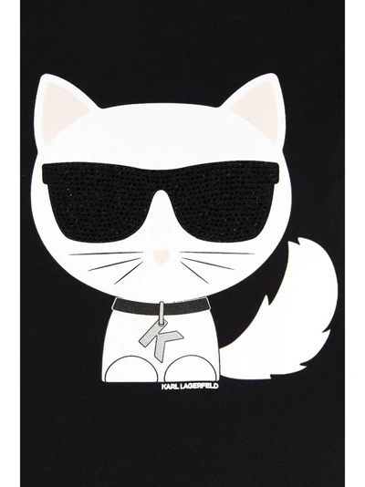 Shop Karl Lagerfeld K/ikonic Choupette T In Black