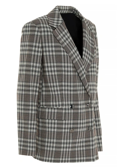 Shop Theory Plaid Piazza Jacket In Multi